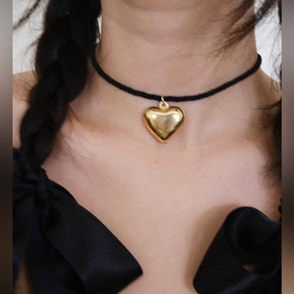 Ventrone Chronicles Cuore D’Oro Silk Cord Choker